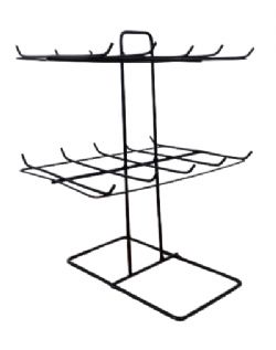Display para chaveiros de balcão com 20 ganchos